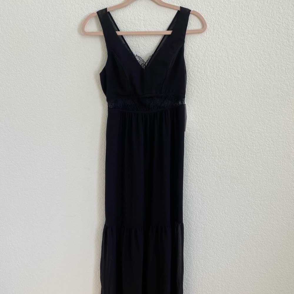 BCBG Black Maxi Lace Dress